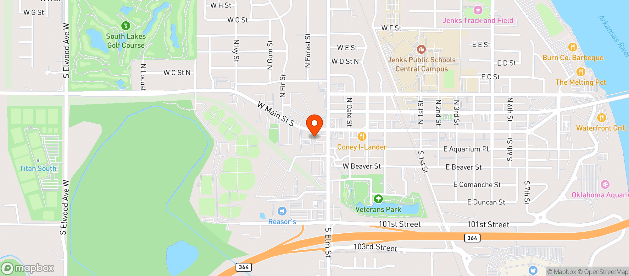 Map showing Total Wine And Spirits