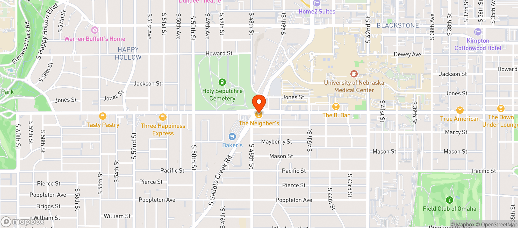 Map showing NEIGHBER S  THE