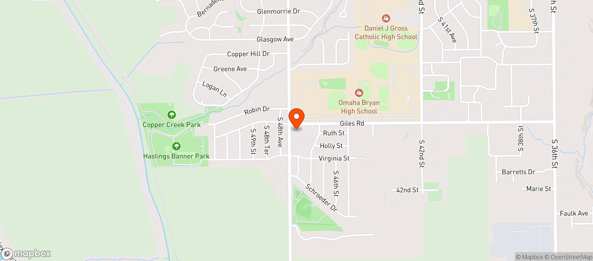Map showing Select Mart