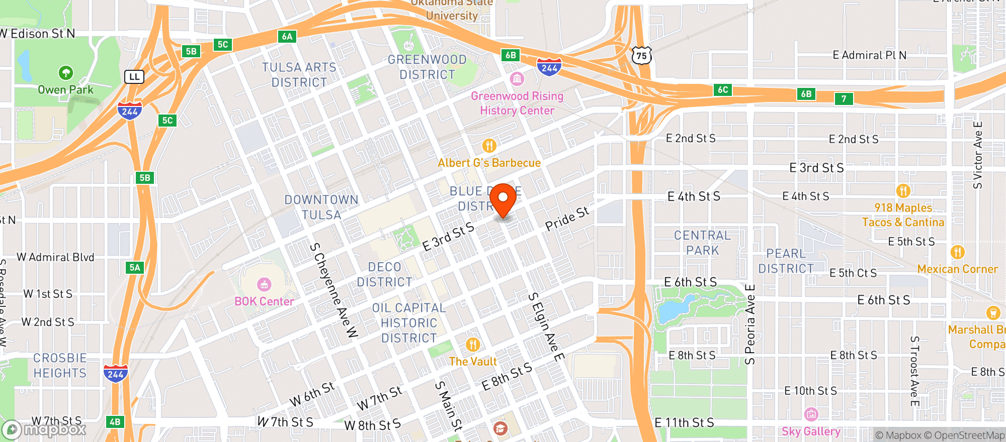 Map showing Juniper Rest & Martini Lounge