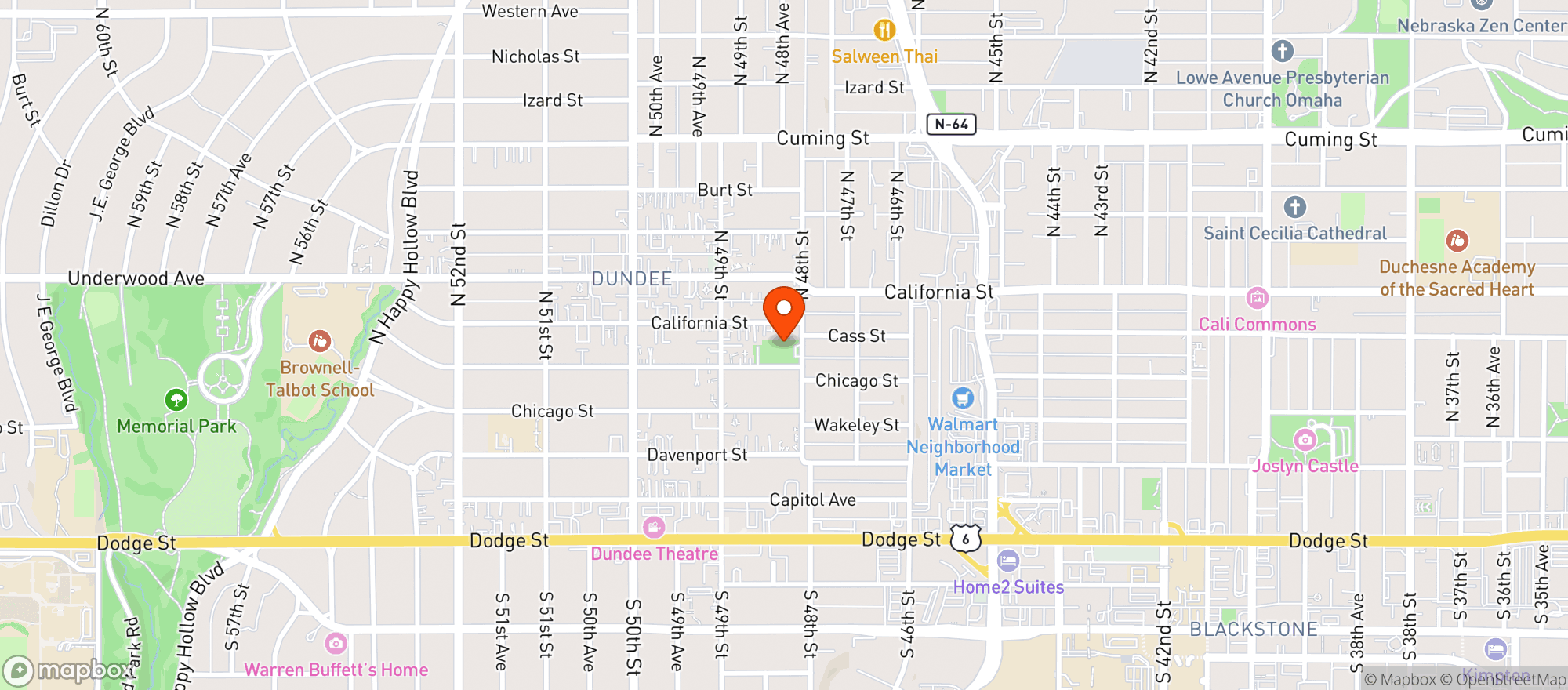 Map showing Duck Duck Bottle Shop