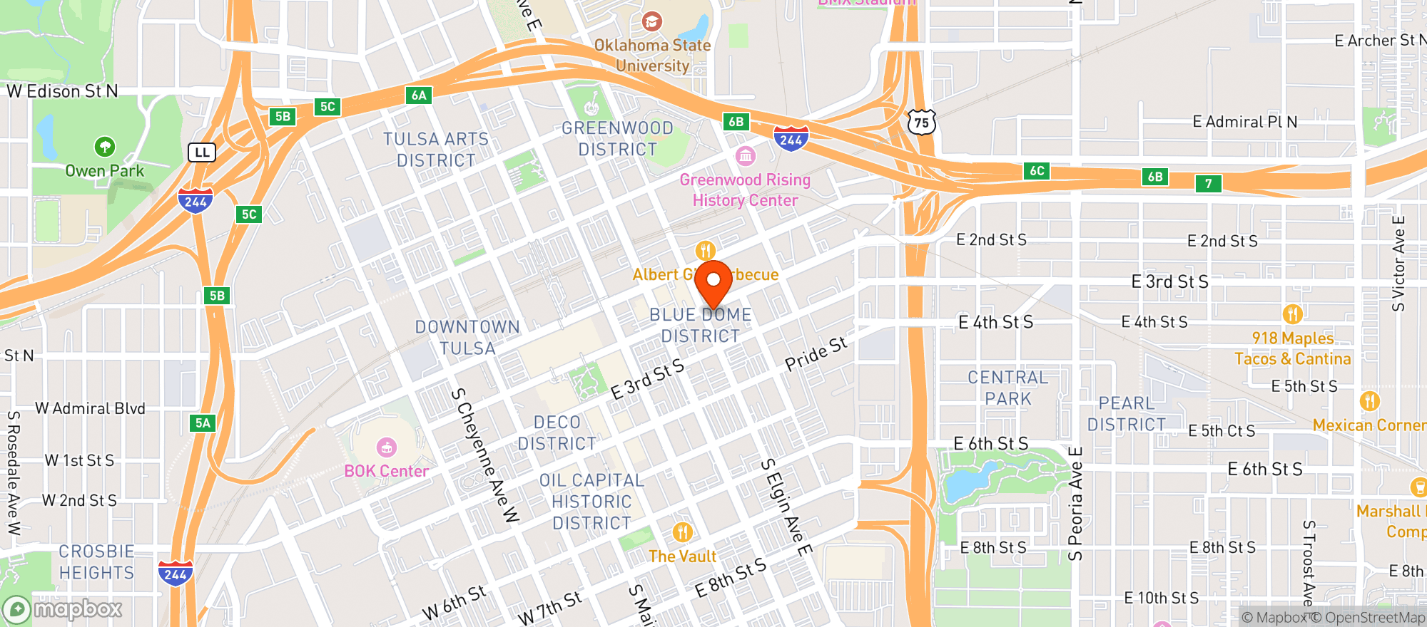 Map showing Dilly Deli