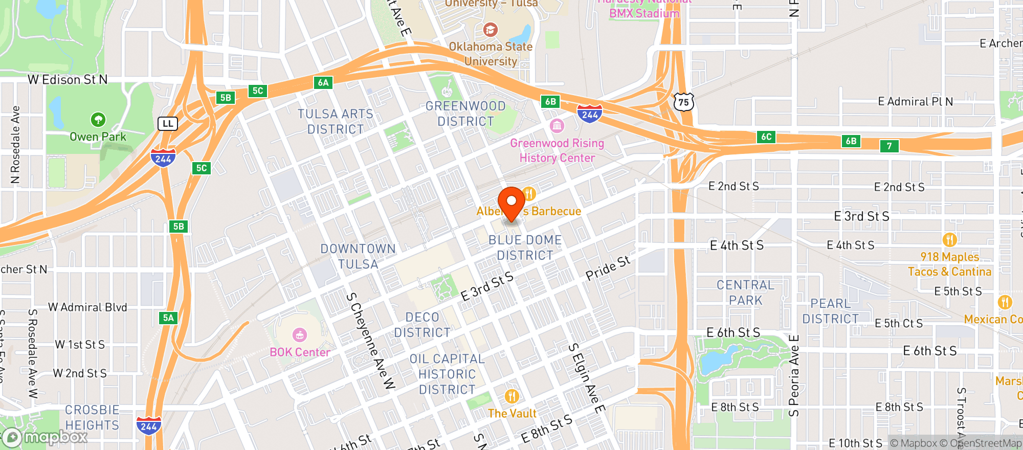 Map showing St Vitus