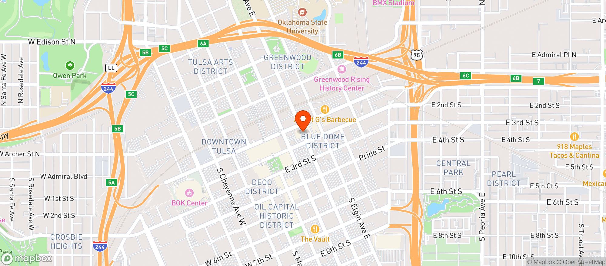 Map showing Lounge 88