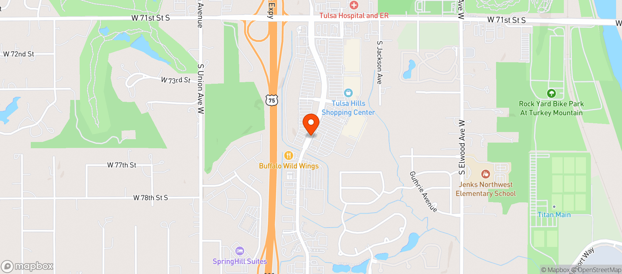 Map showing Target
