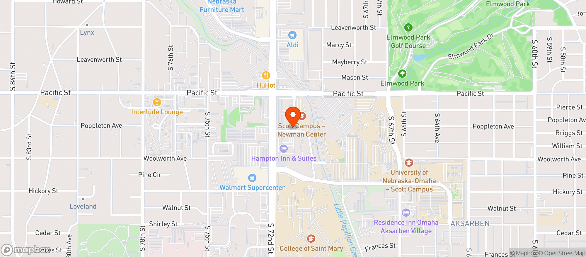 Map showing Total Wine & More