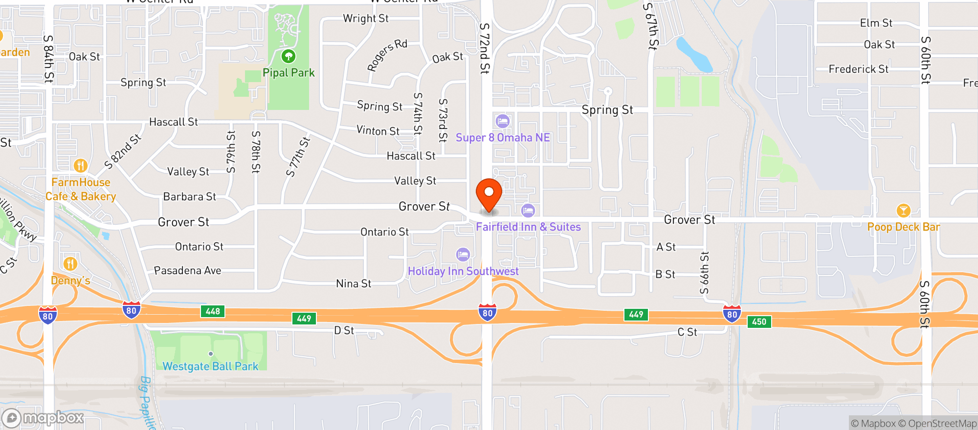 Map showing Macadoodles
