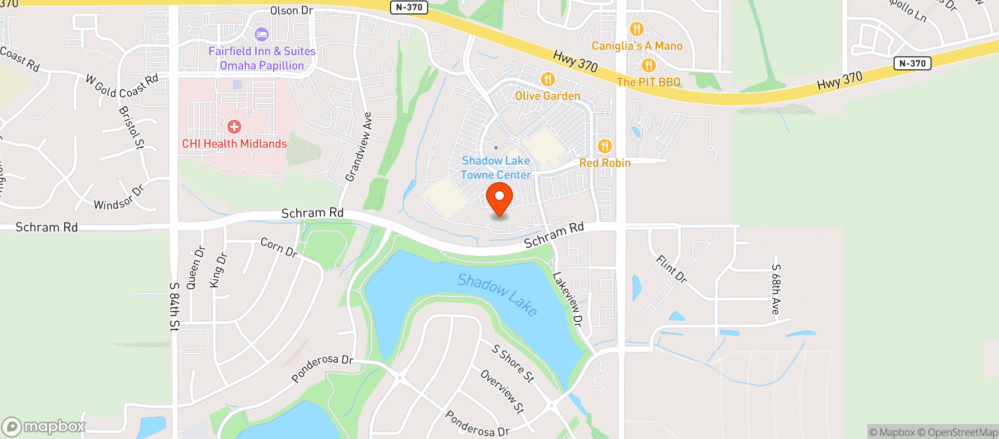 Map showing Wall To Wall Wine & Spirits Papio - Que