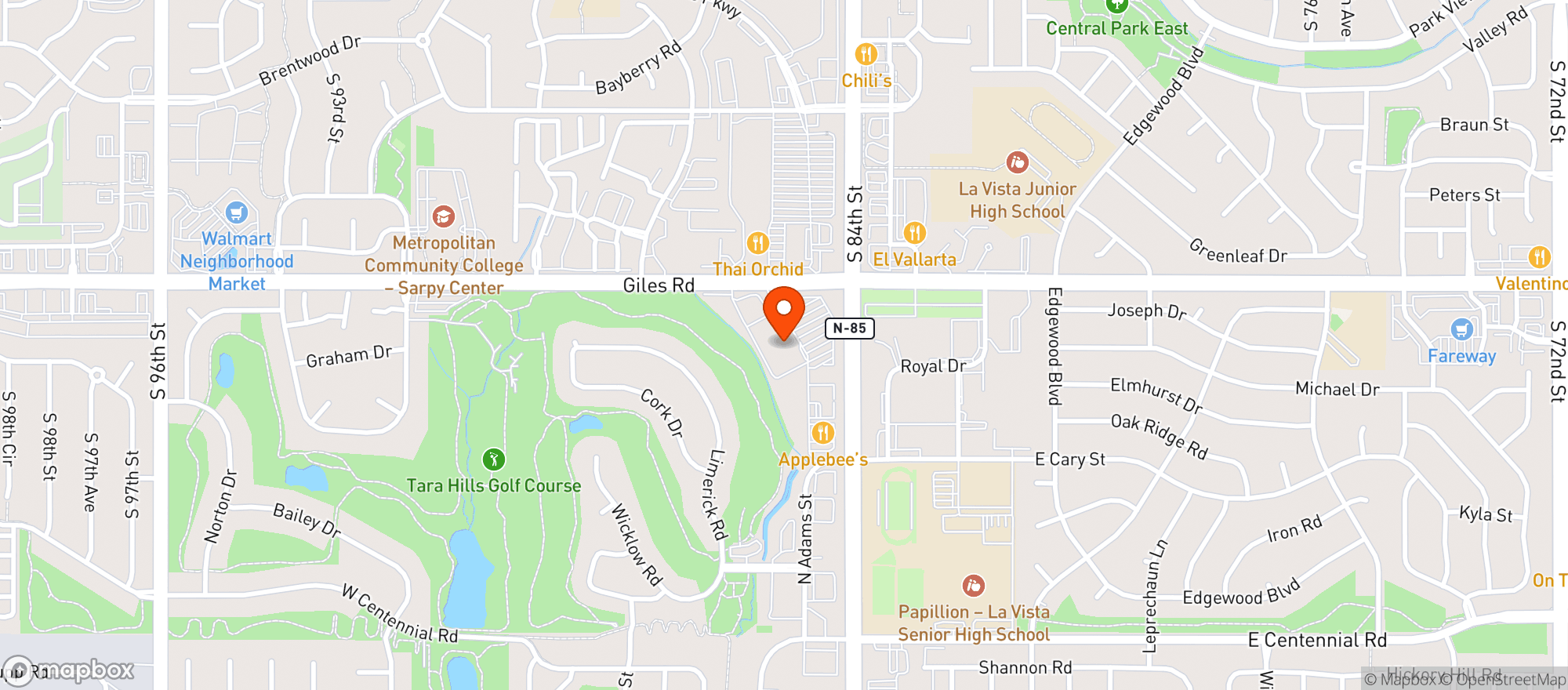 Map showing Family Fare #3799