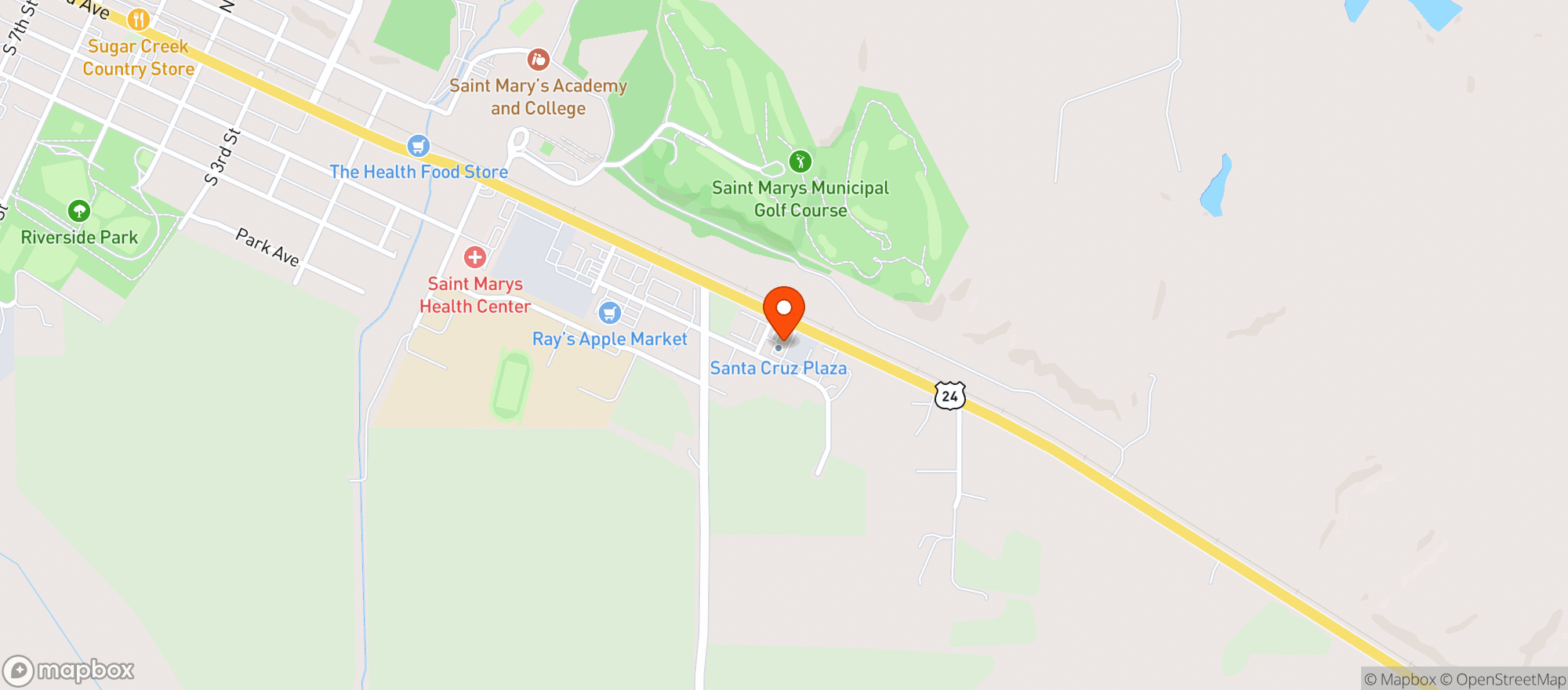 Map showing Radas Cellar Wine & Spirits