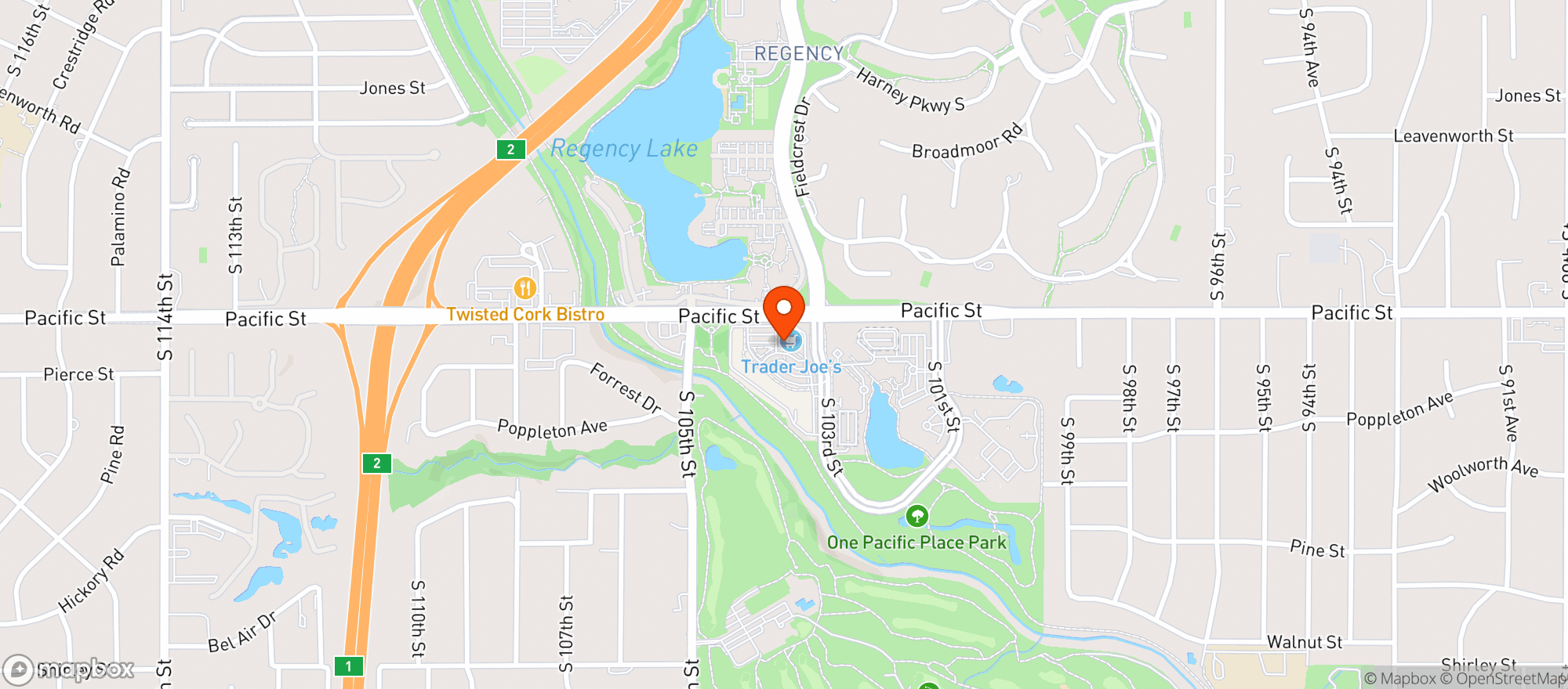 Map showing Trader Joes #719