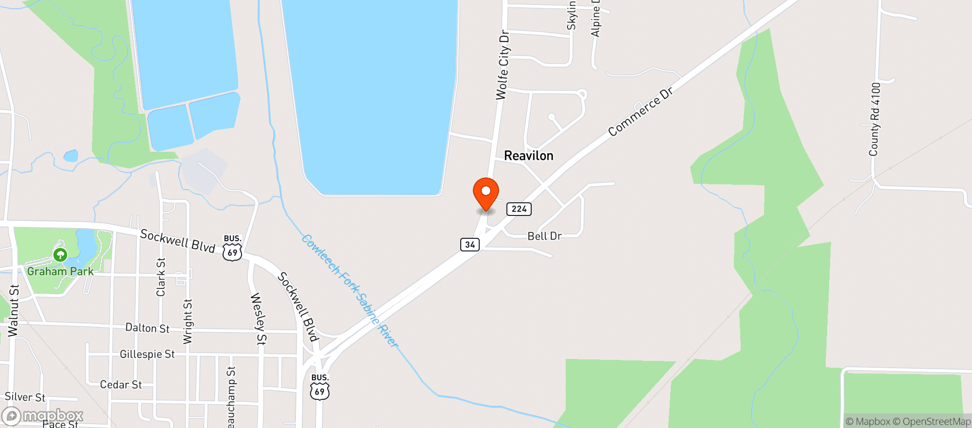 Map showing Prime Stop