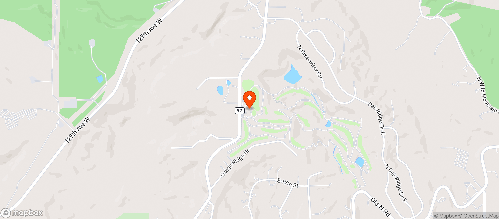 Map showing Holly S Grill