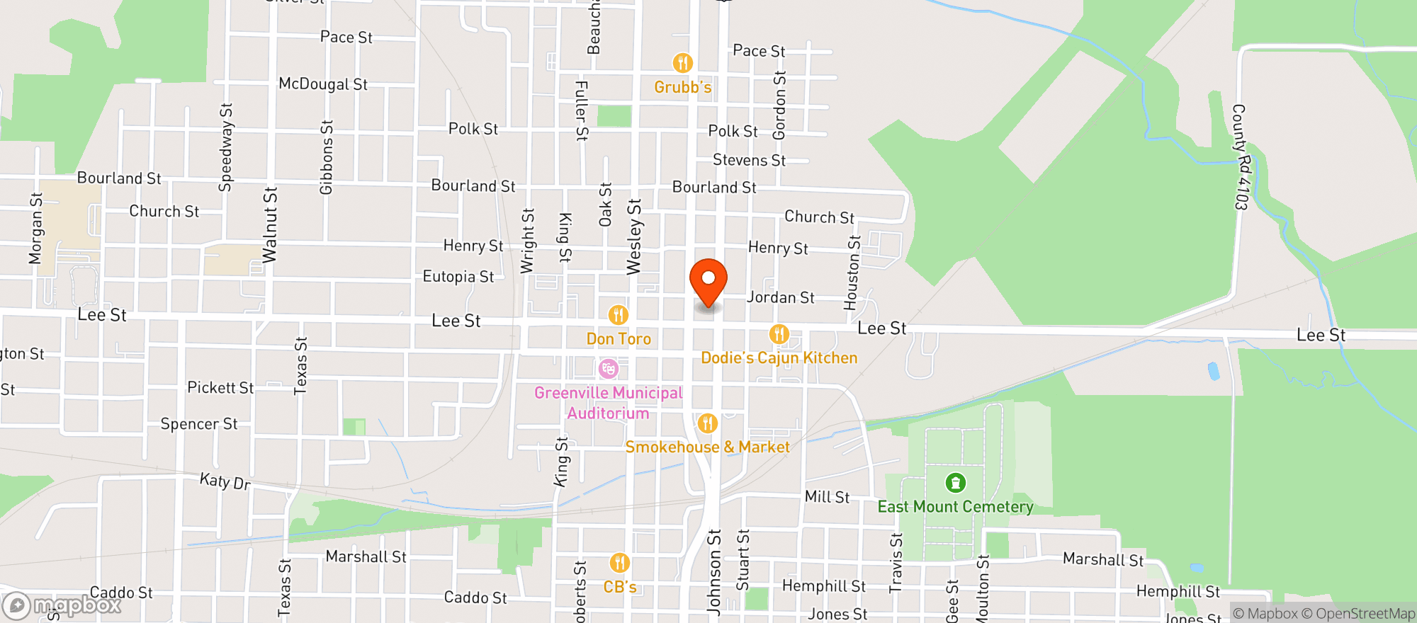 Map showing Landon Winery