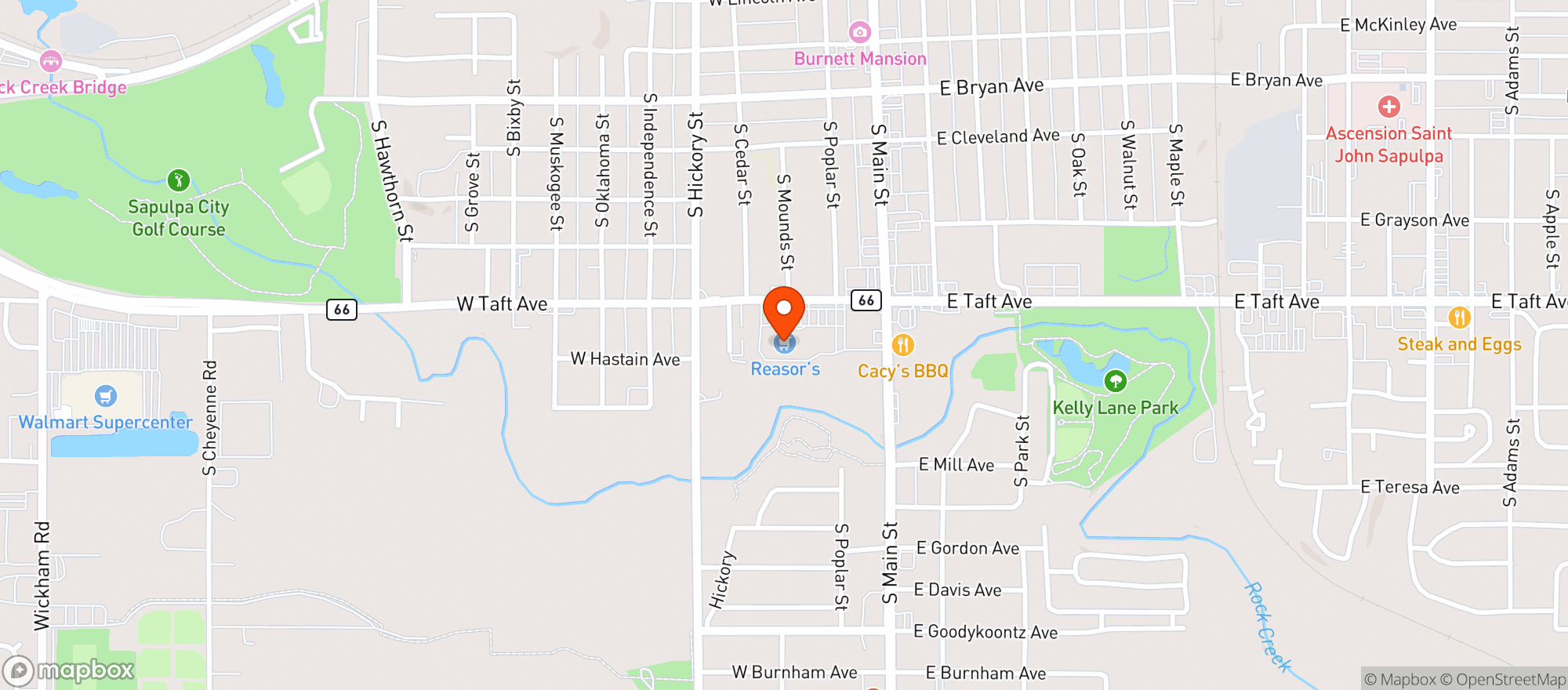 Map showing Reasor S #903