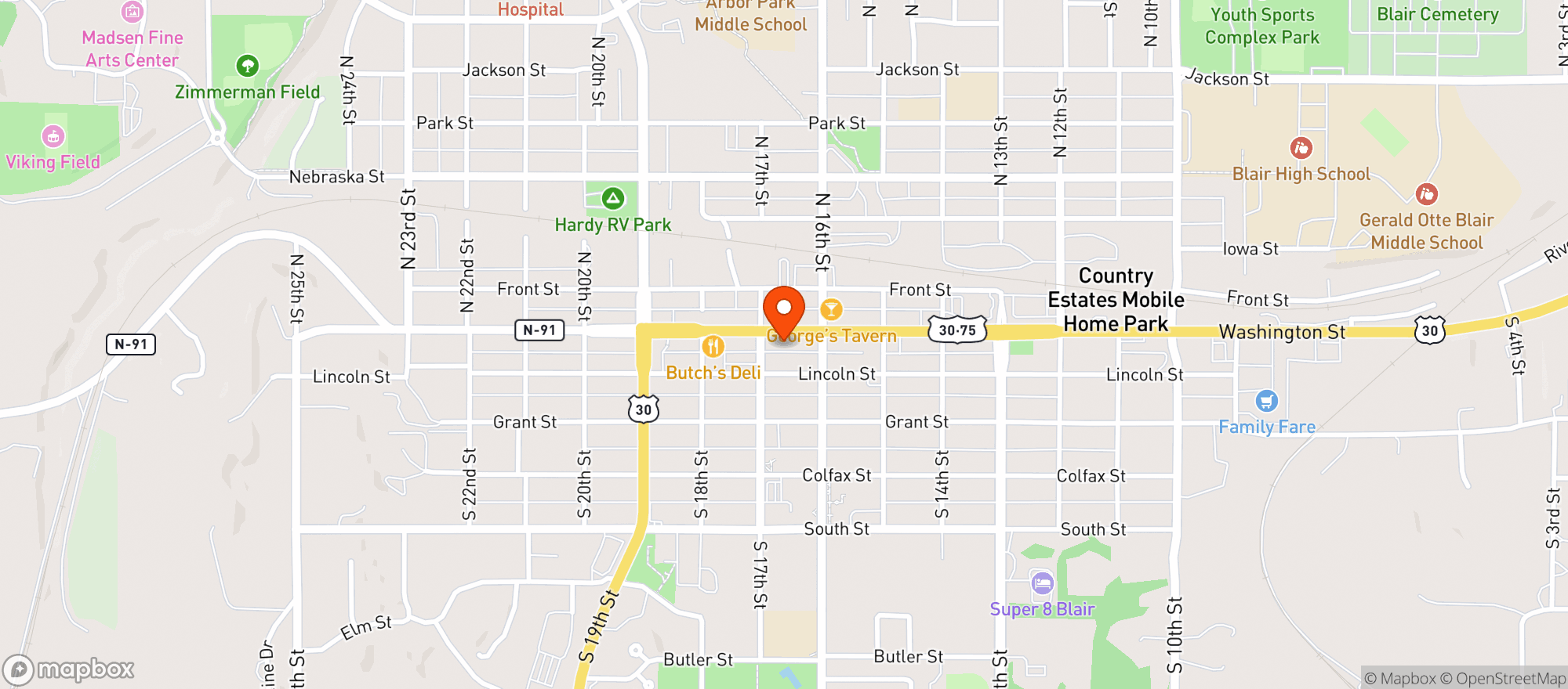Map showing From Earth Cbd Vape