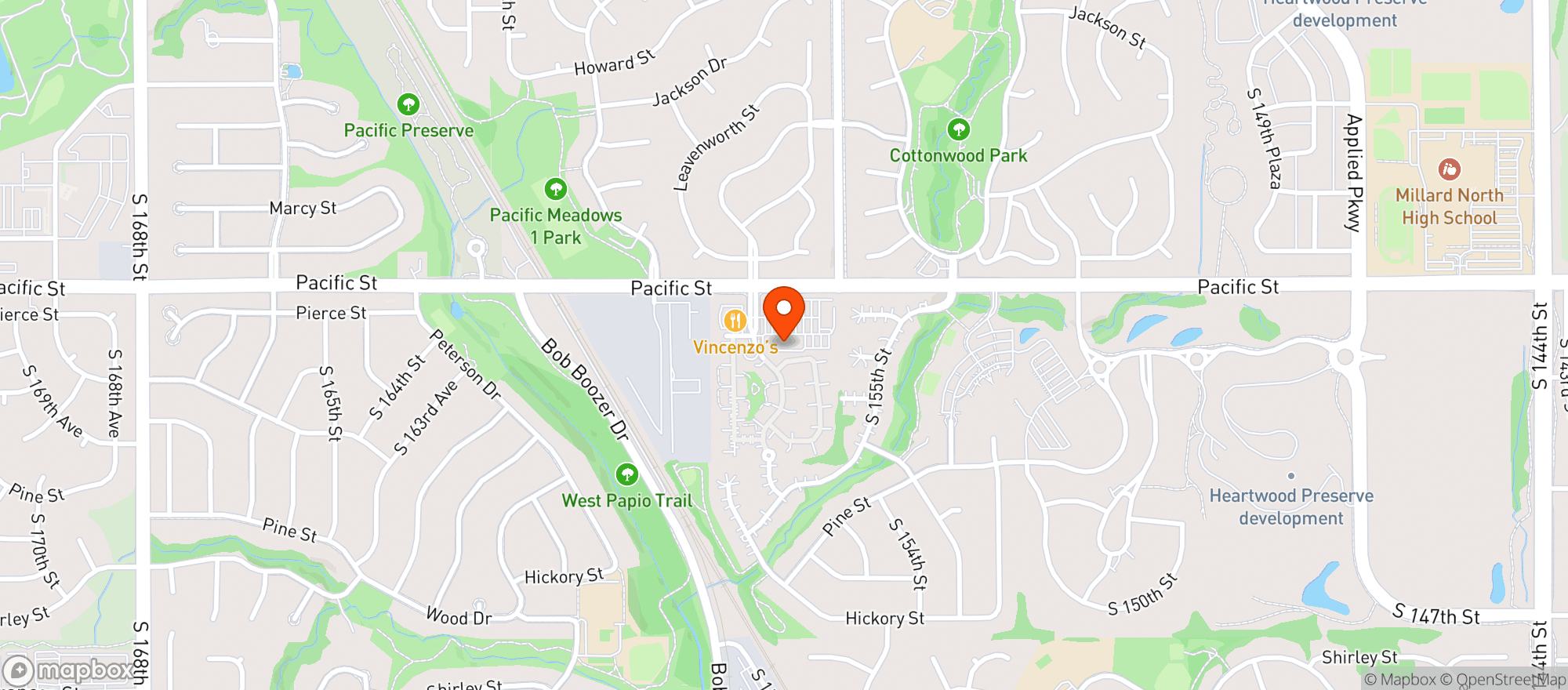 Map showing Hector S Restaurant