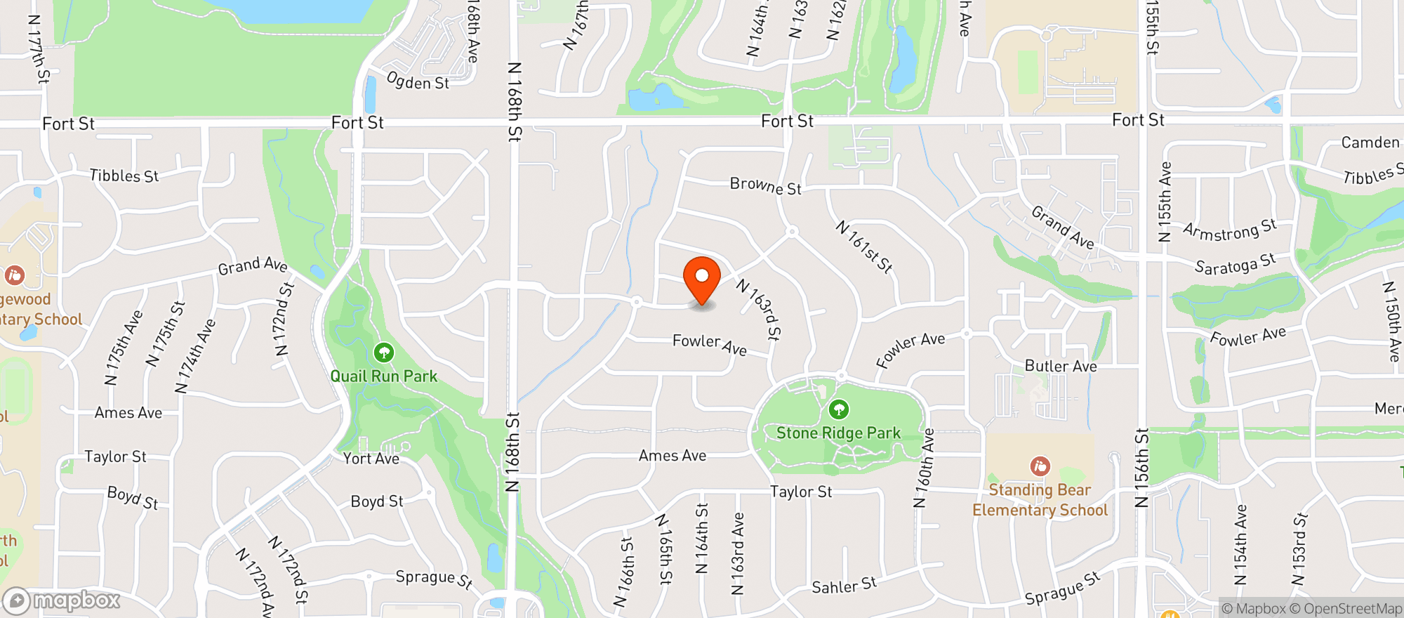 Map showing Bryan Corkle (C)