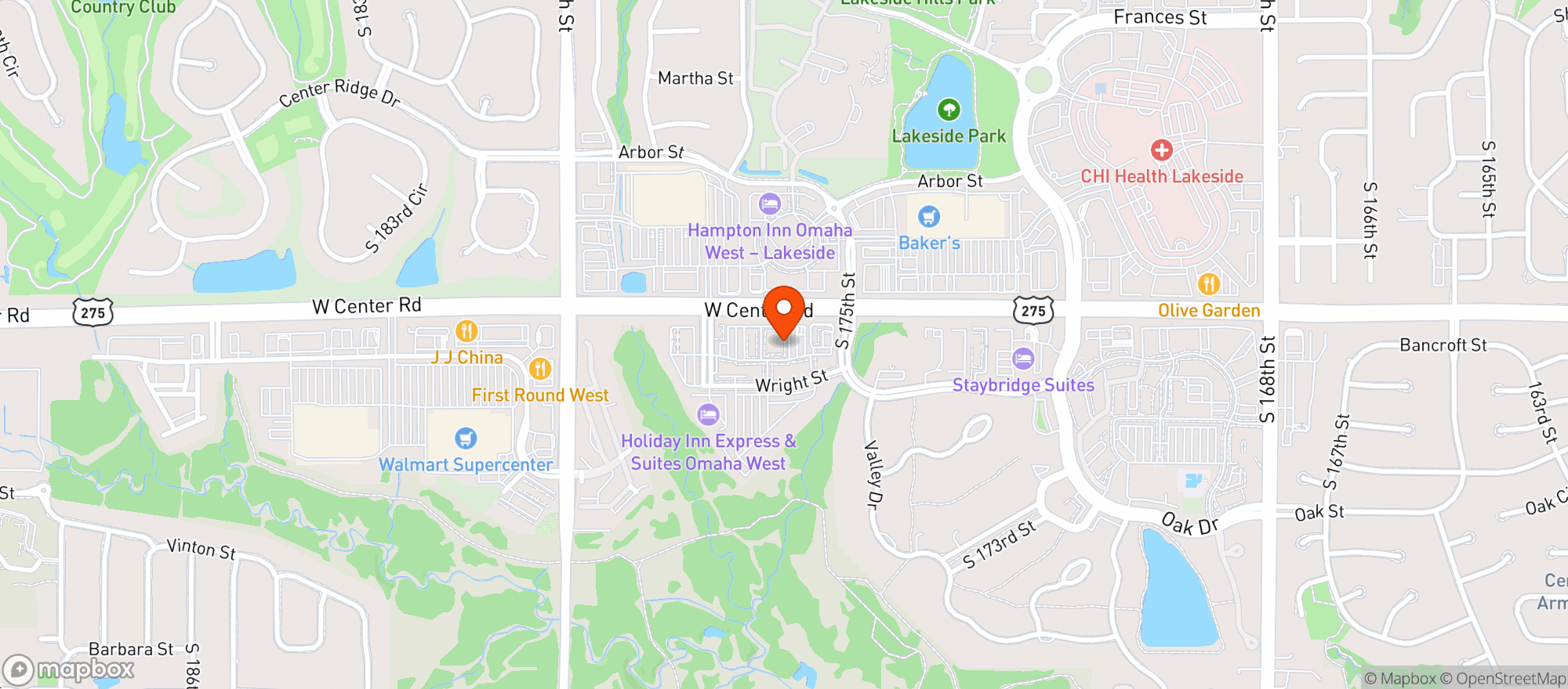 Map showing Natural Grocers by Vitamin Cottage - Natural Grocers by VC_Omaha West (OW) - 00530066