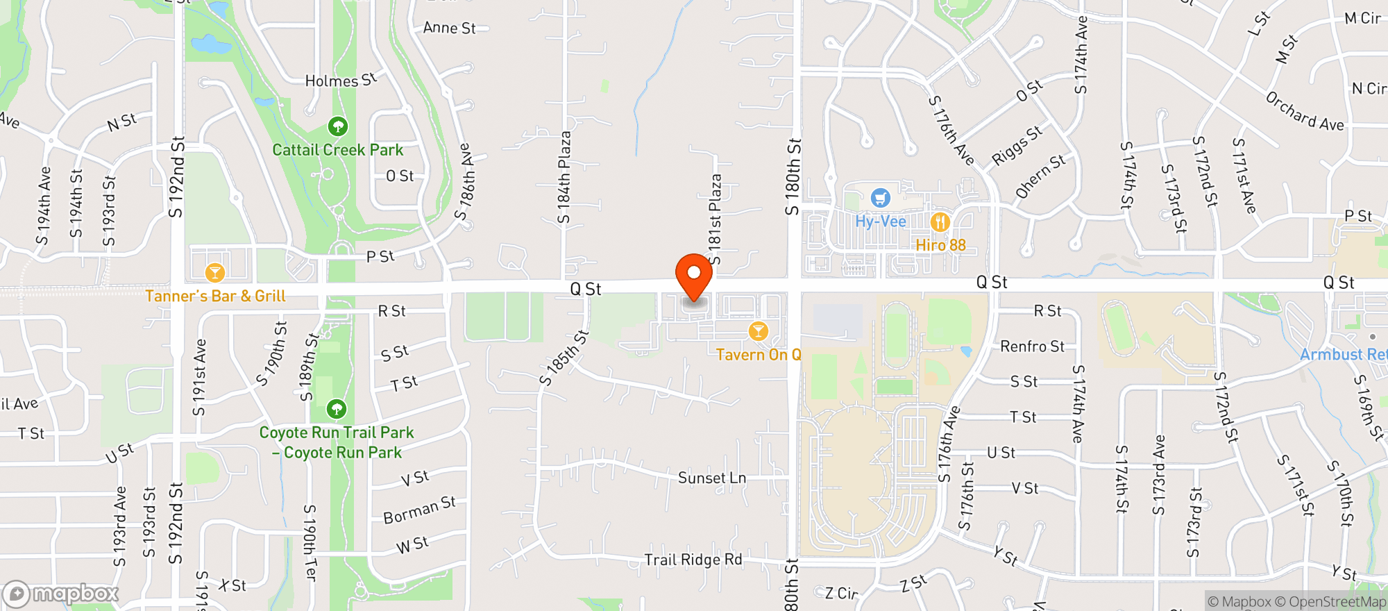 Map showing Deviled Eggs Co>clsd