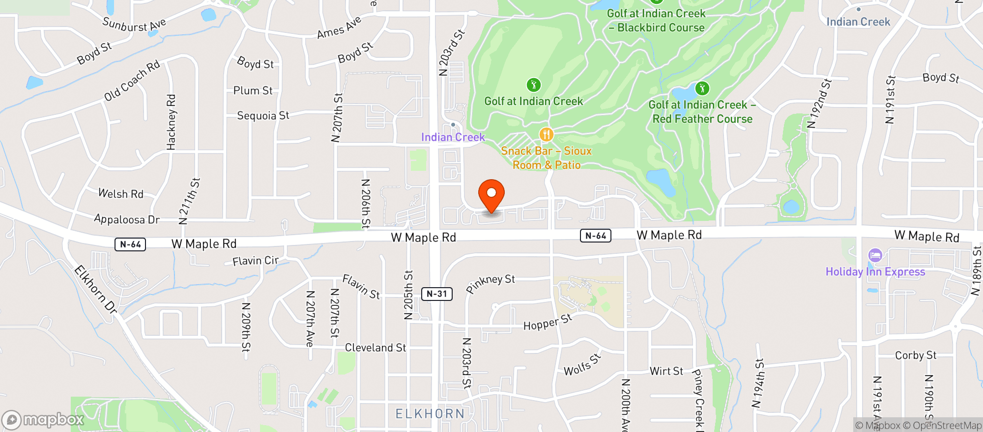 Map showing Lambo Smoke Shop
