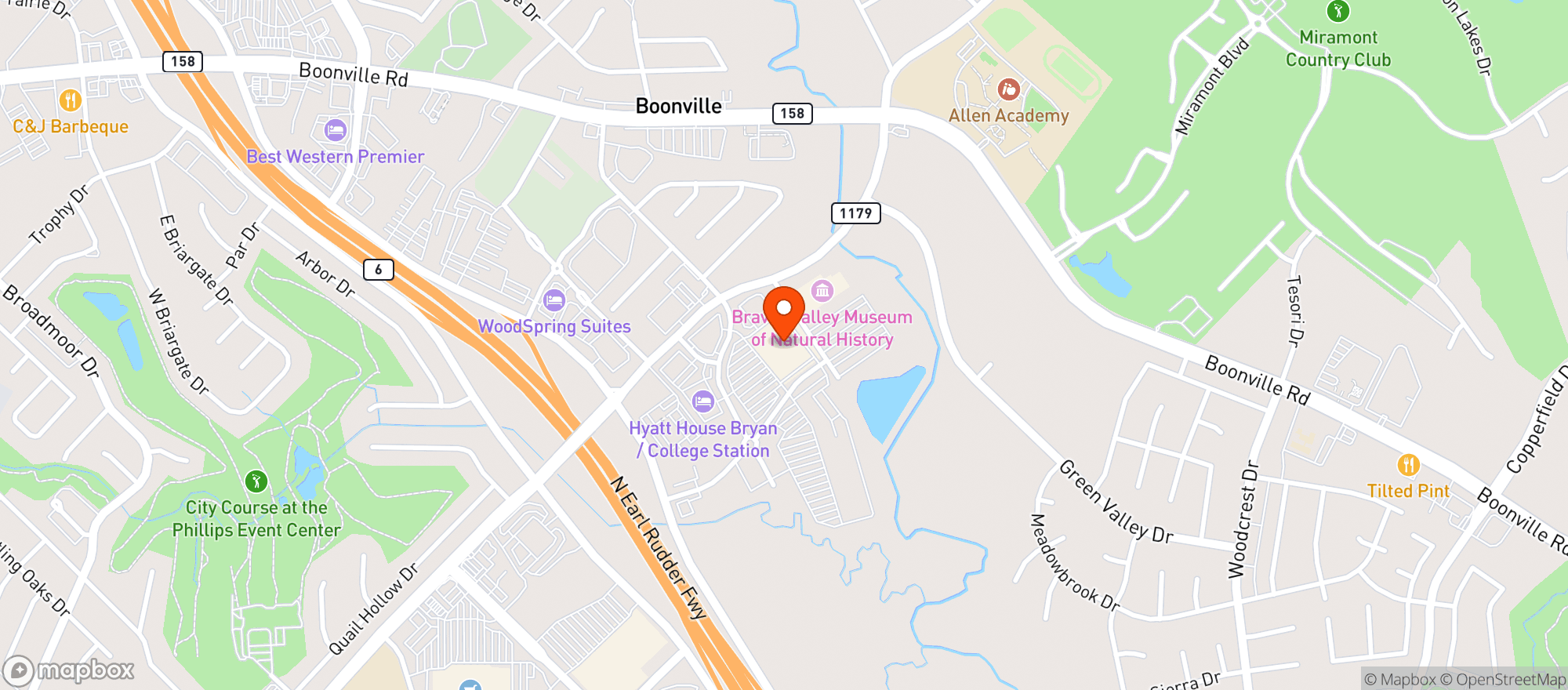 Map showing Target