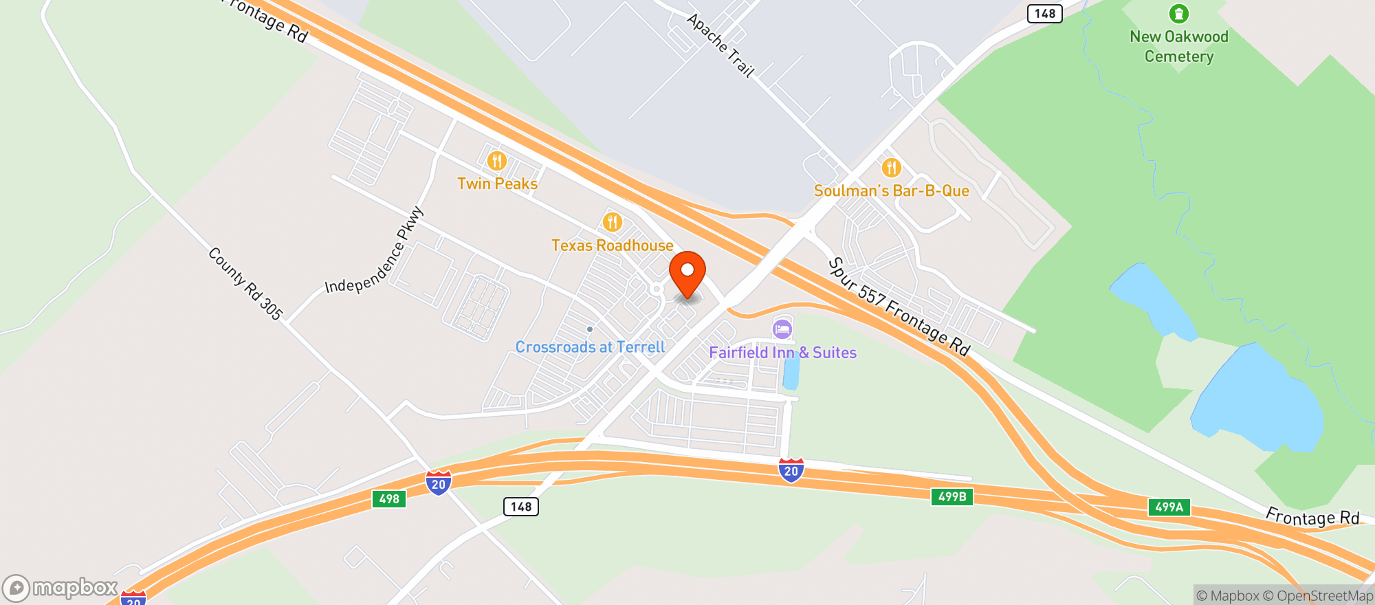 Map showing Spec's Wine, Spirits & Finer Foods