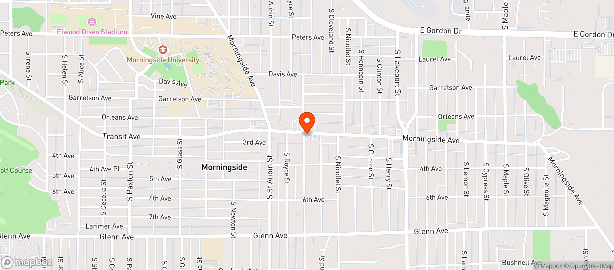 Map showing Hello Mart