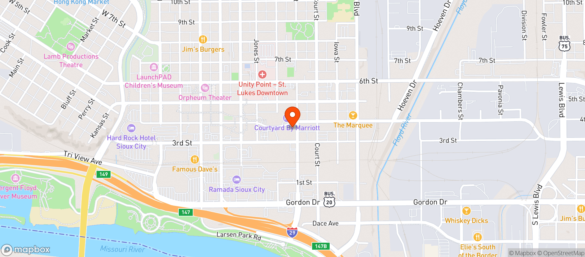 Map showing Marto Brewing Co