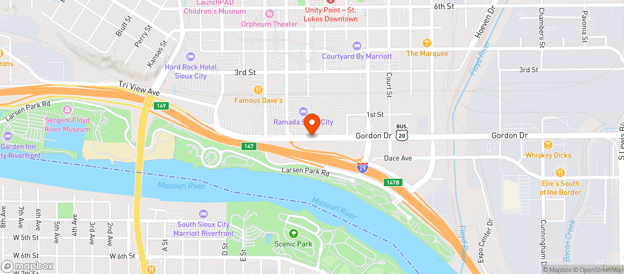 Map showing 1854 Grille