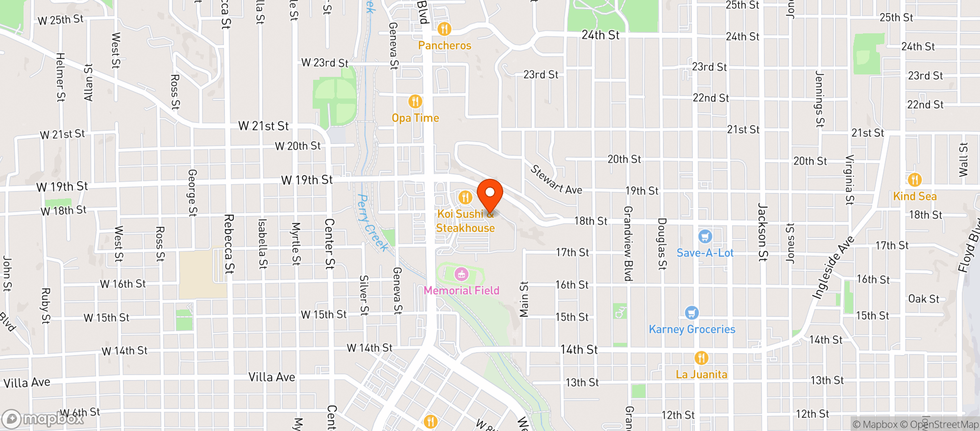 Map showing Gnc