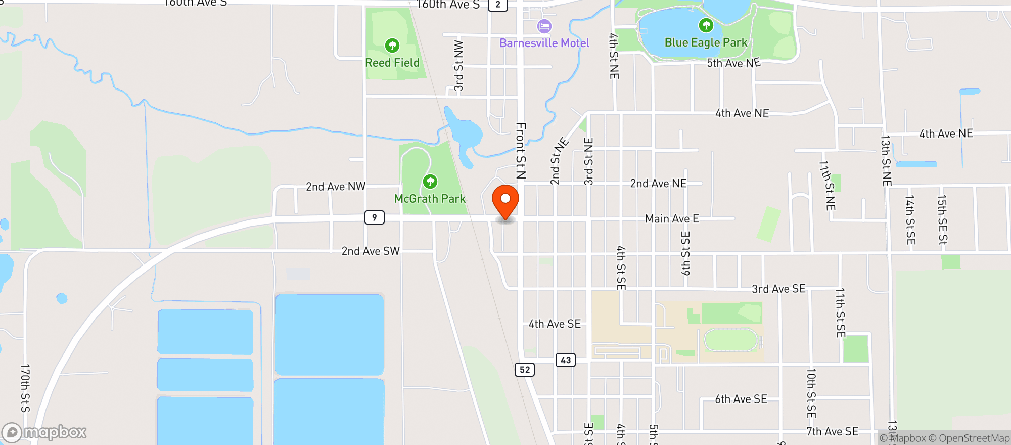 Map showing Firehall Municipal Liquors