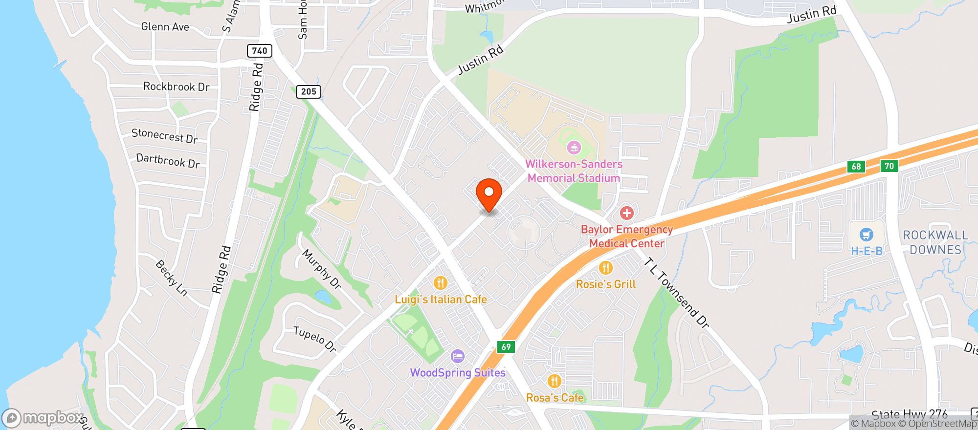 Map showing Kush CBD LLC