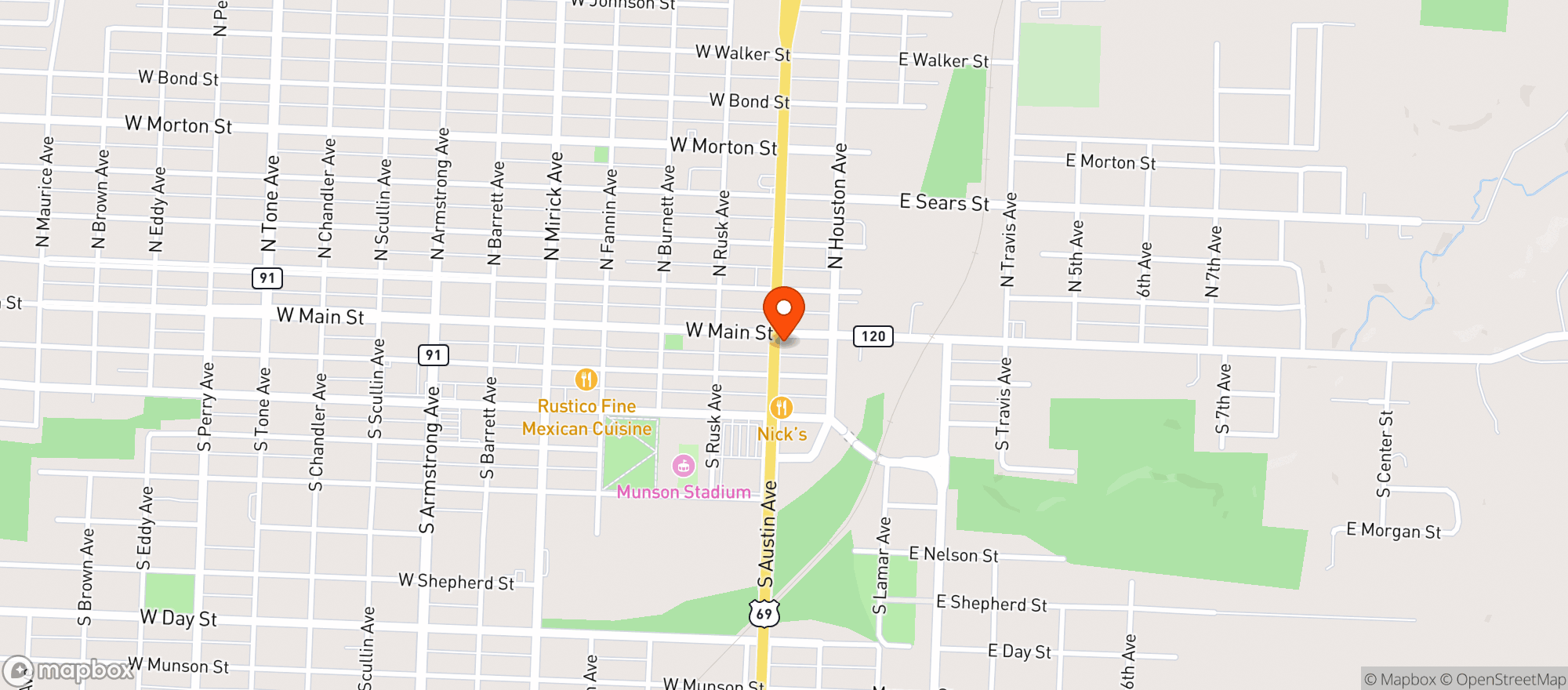 Map showing FYR FLOWER CBD & THC DISPENSARY BOUTIQUE