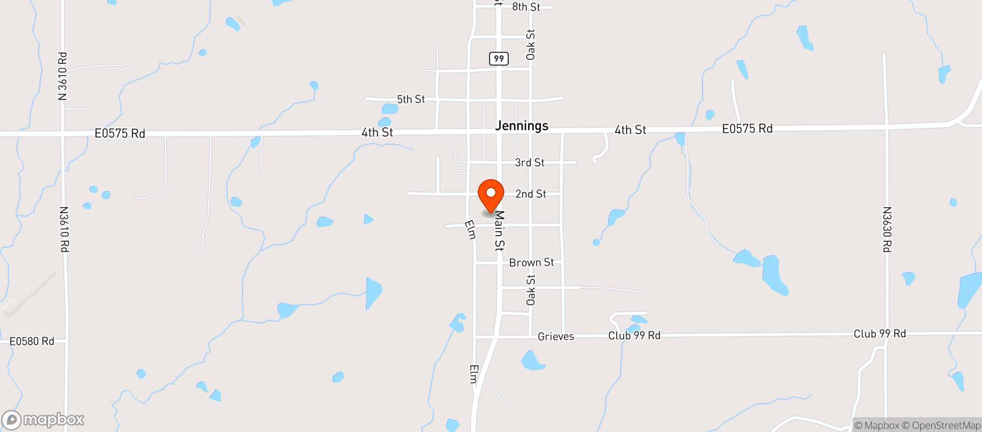 Map showing Quick Stop