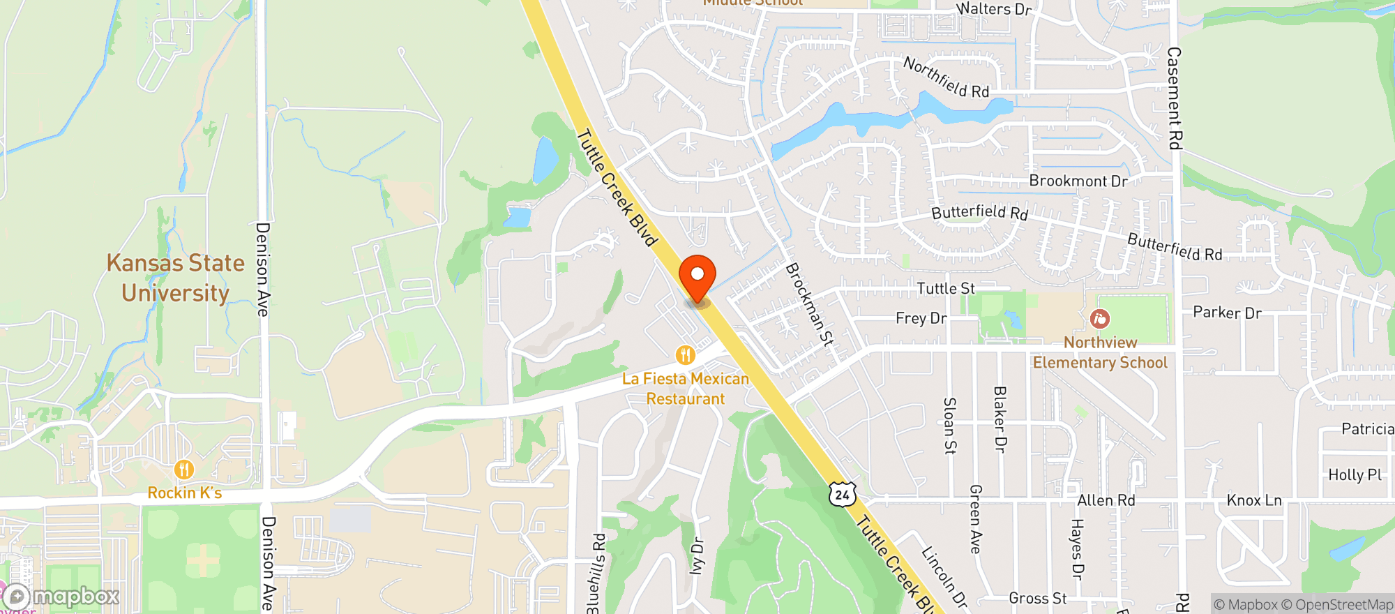 Map showing Beer Goggles Superstore