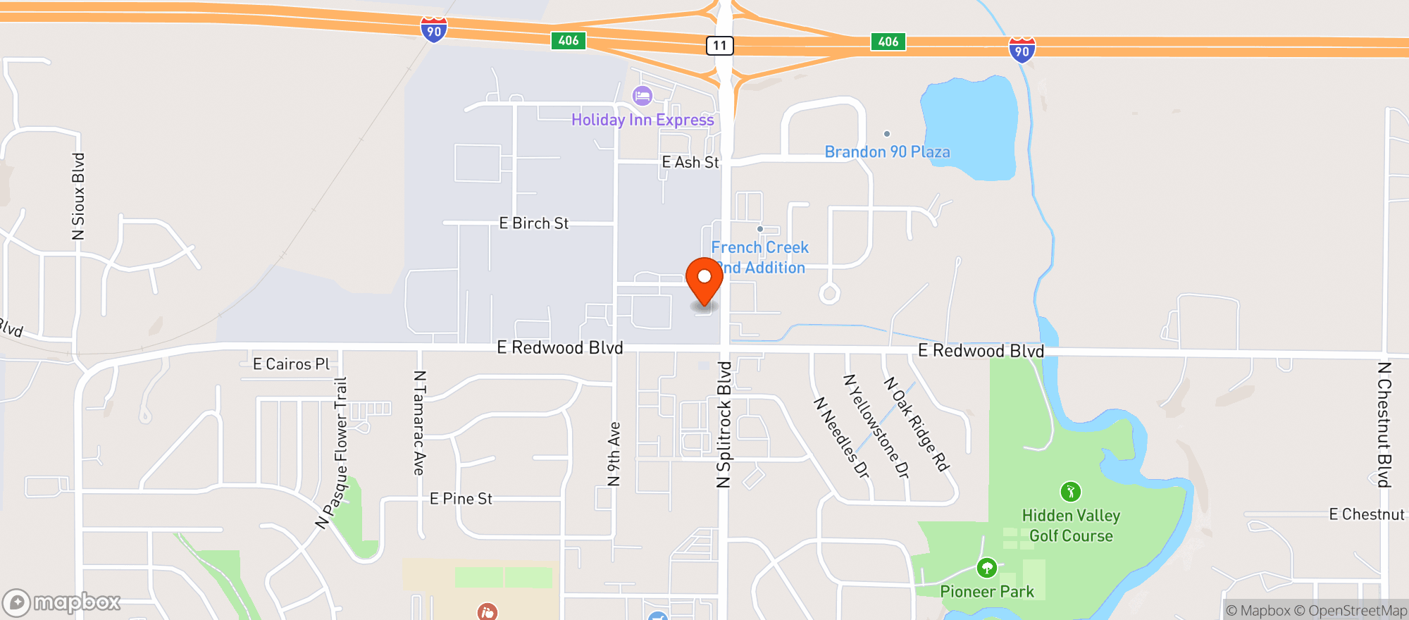 Map showing Annie S Coffee Bar & Roastery