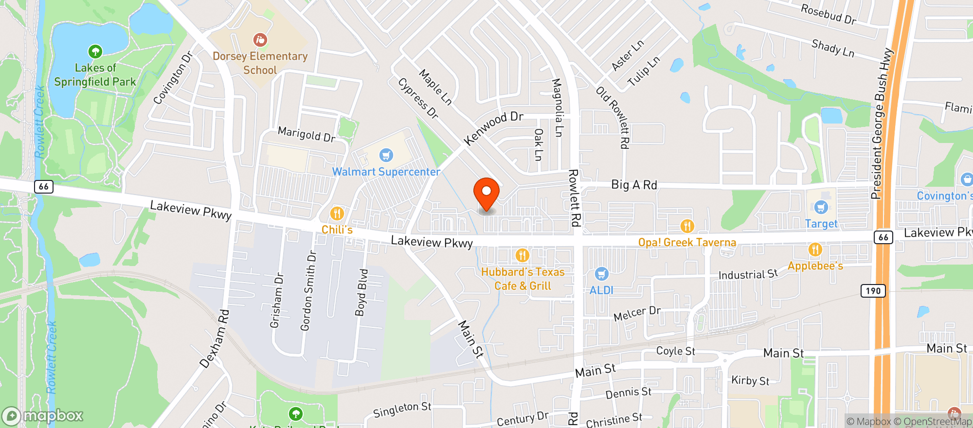Map showing Sprouts Farmers Market