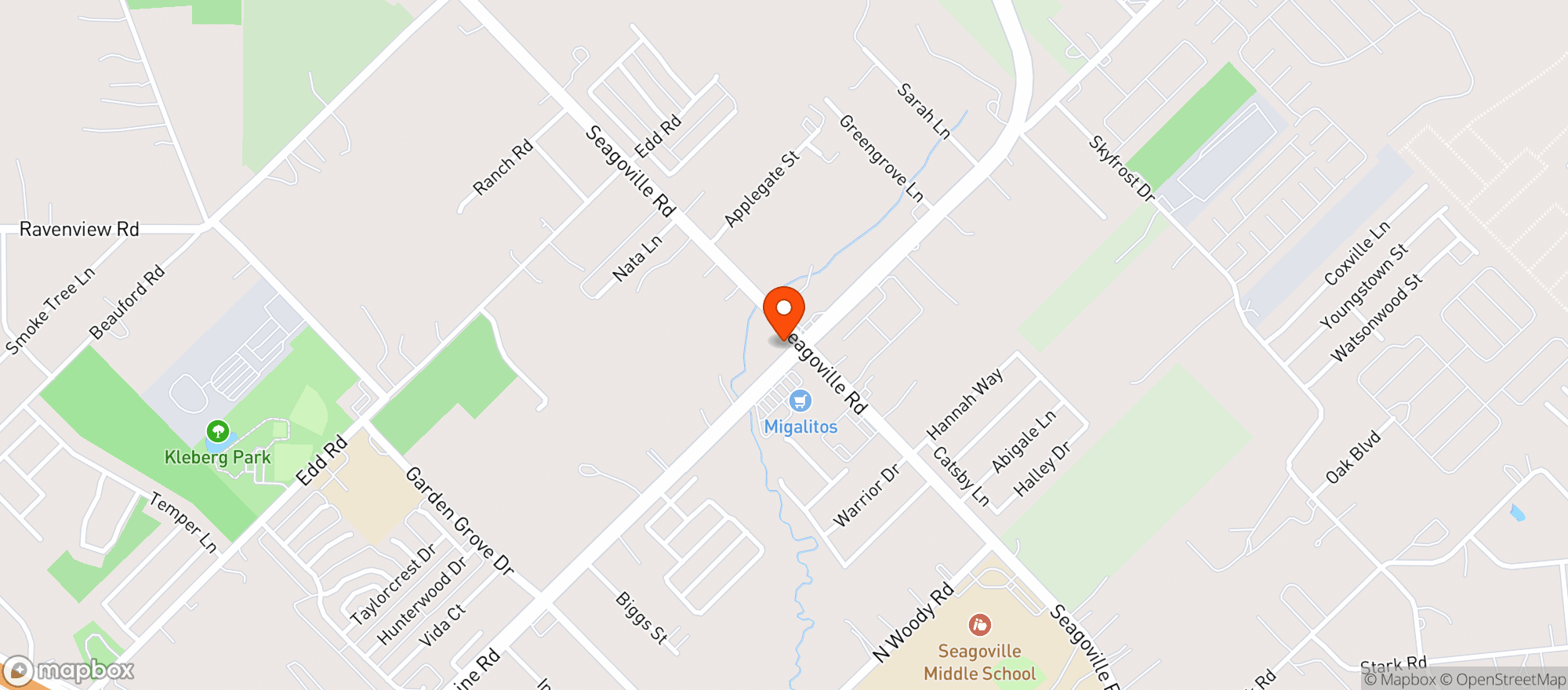 Map showing Seago Pantry