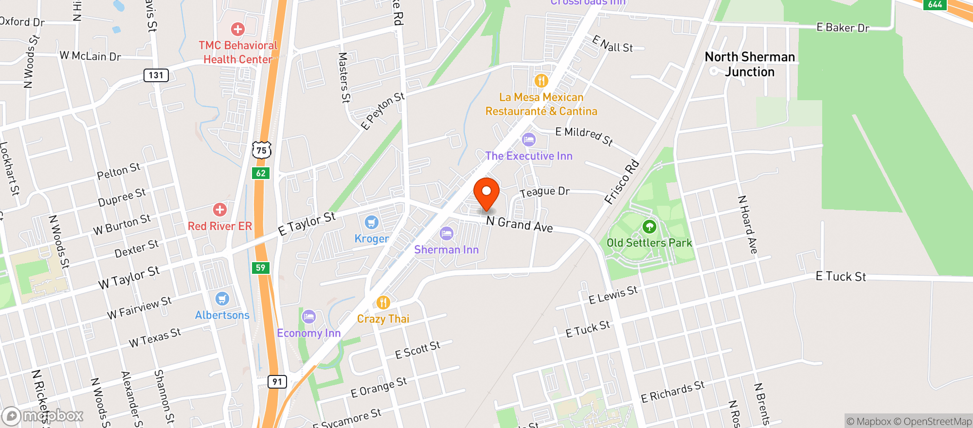 Map showing Green Market Natural Foods and Vitamins - Green Market Natural Foods - 00100025182