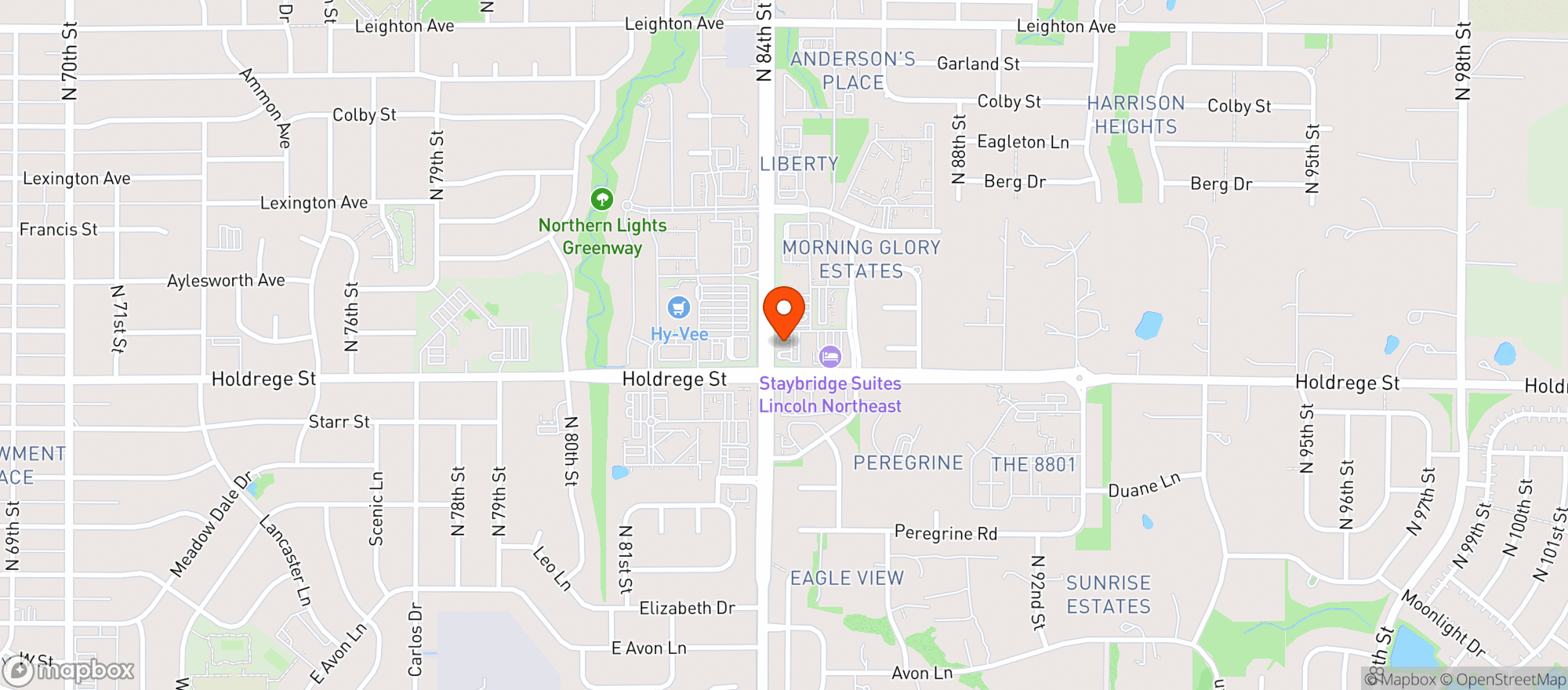 Map showing Mile High Smoke Shop