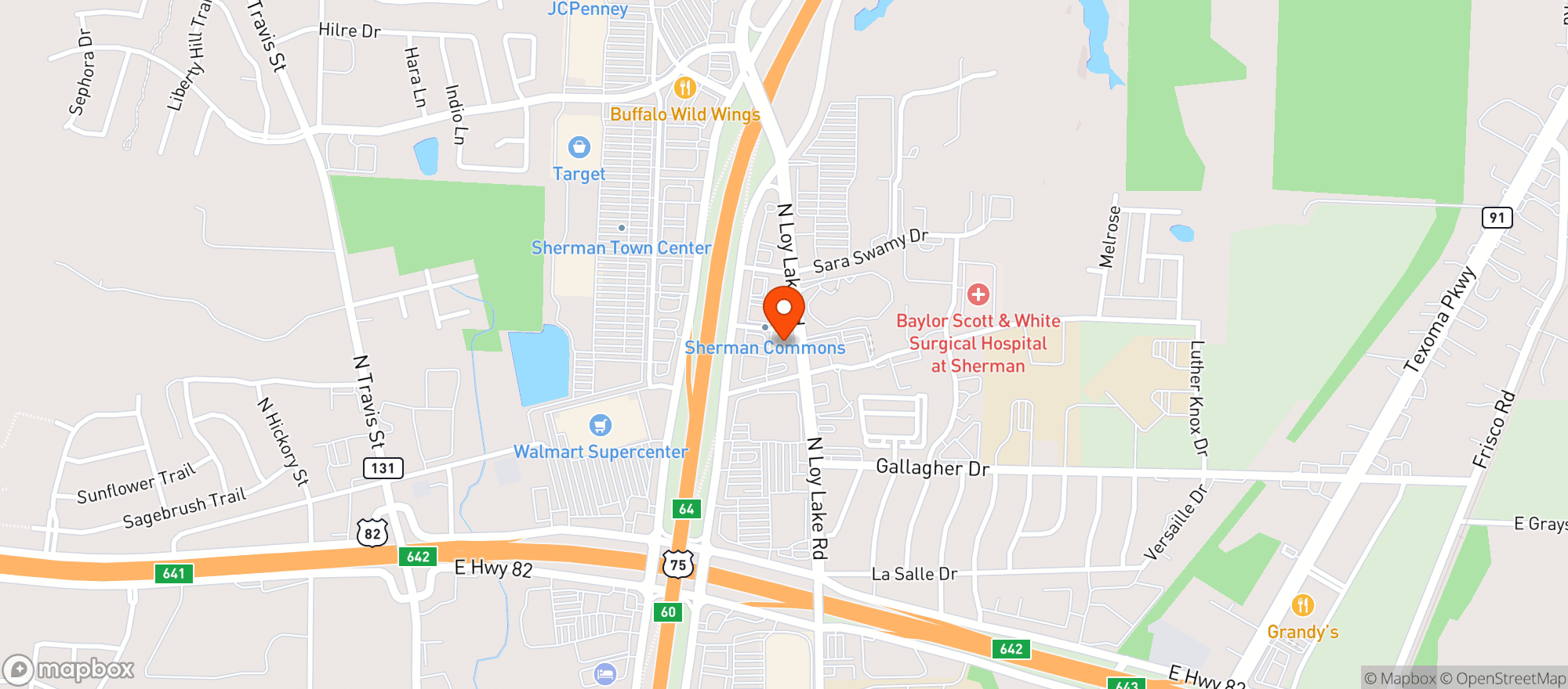 Map showing Spec's Wine, Spirits & Finer Foods