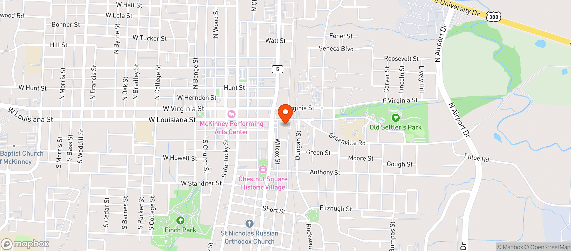 Map showing Local Yocal Bbq & Grill