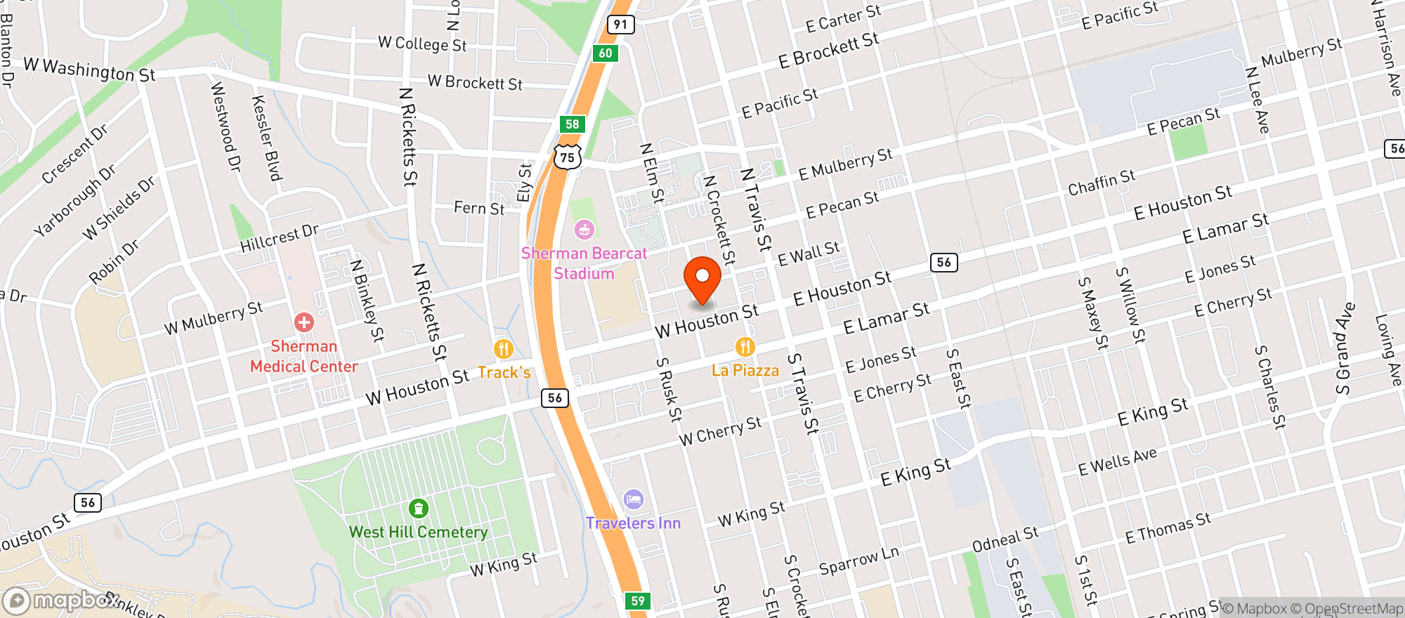 Map showing 903 Brewers