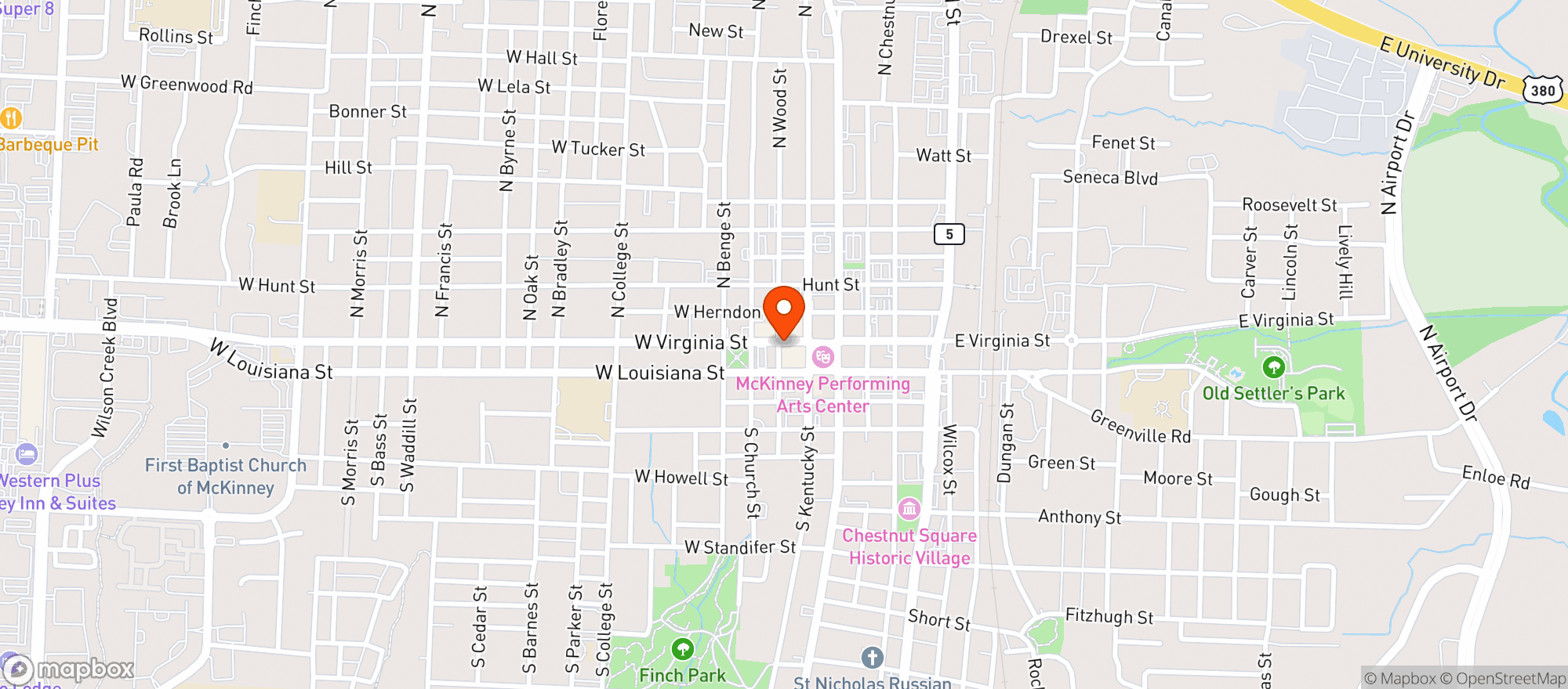 Map showing El Mejor Mexican Kitchen Cantina