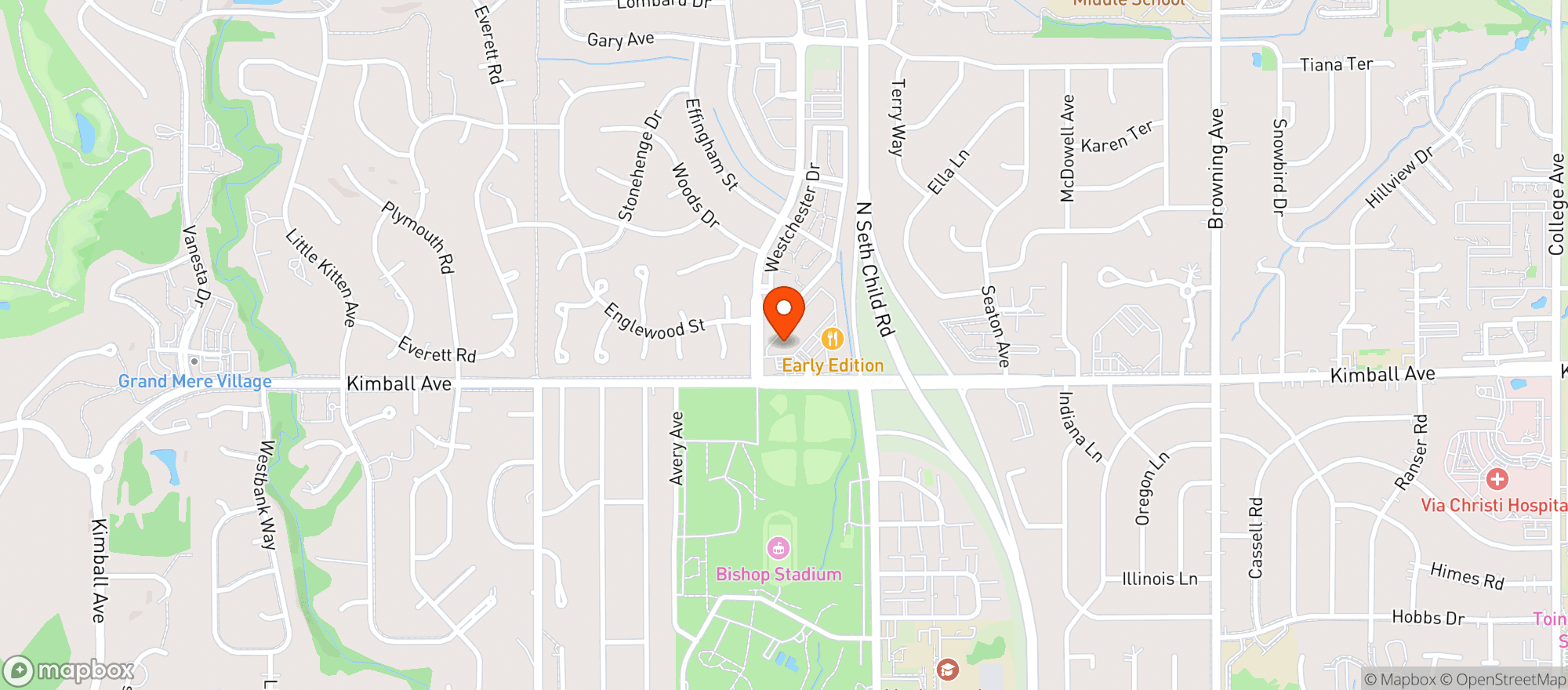 Map showing Candlewood Liquor