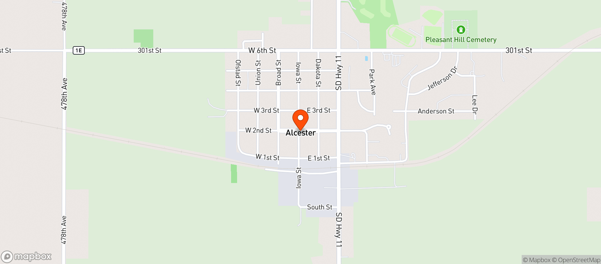 Map showing Waddys A Bar