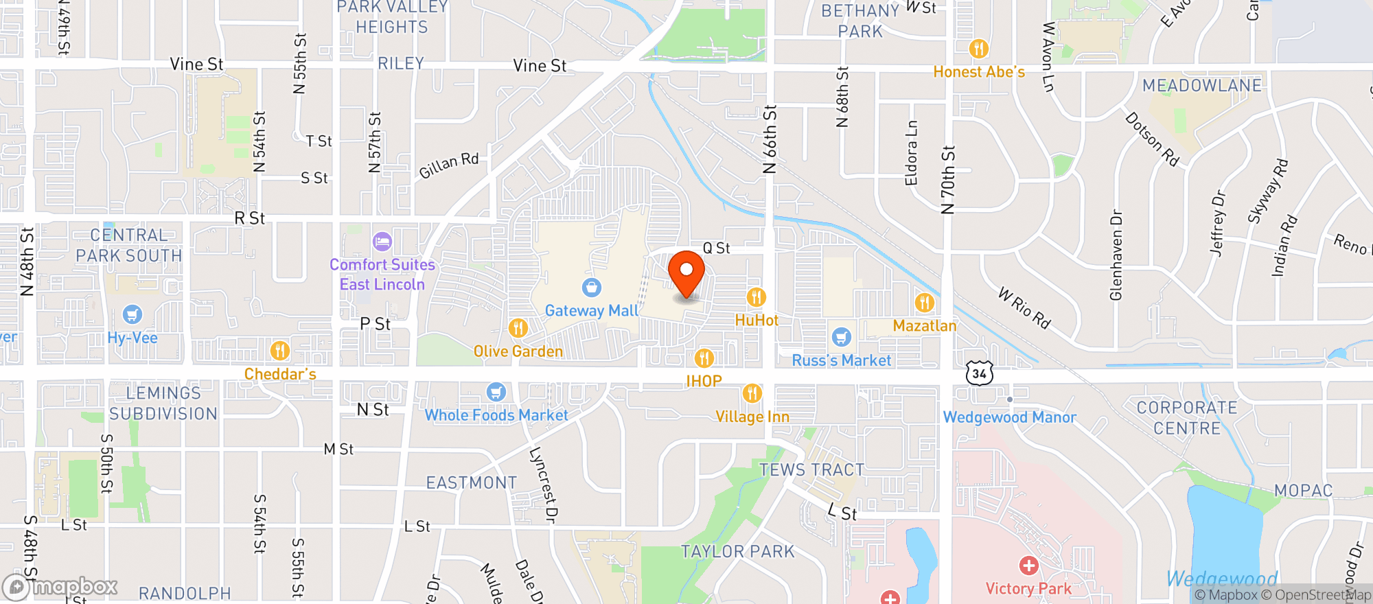 Map showing Total Wine & More