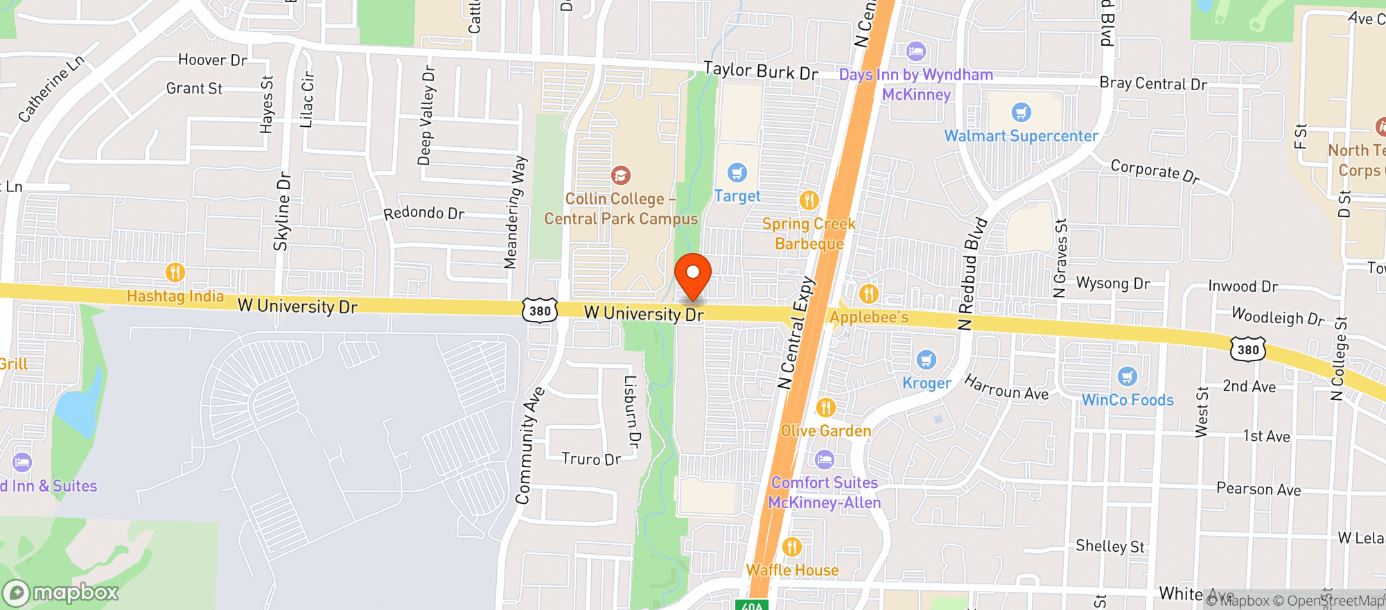 Map showing Gnc - 8156 - 380 Town Crossing