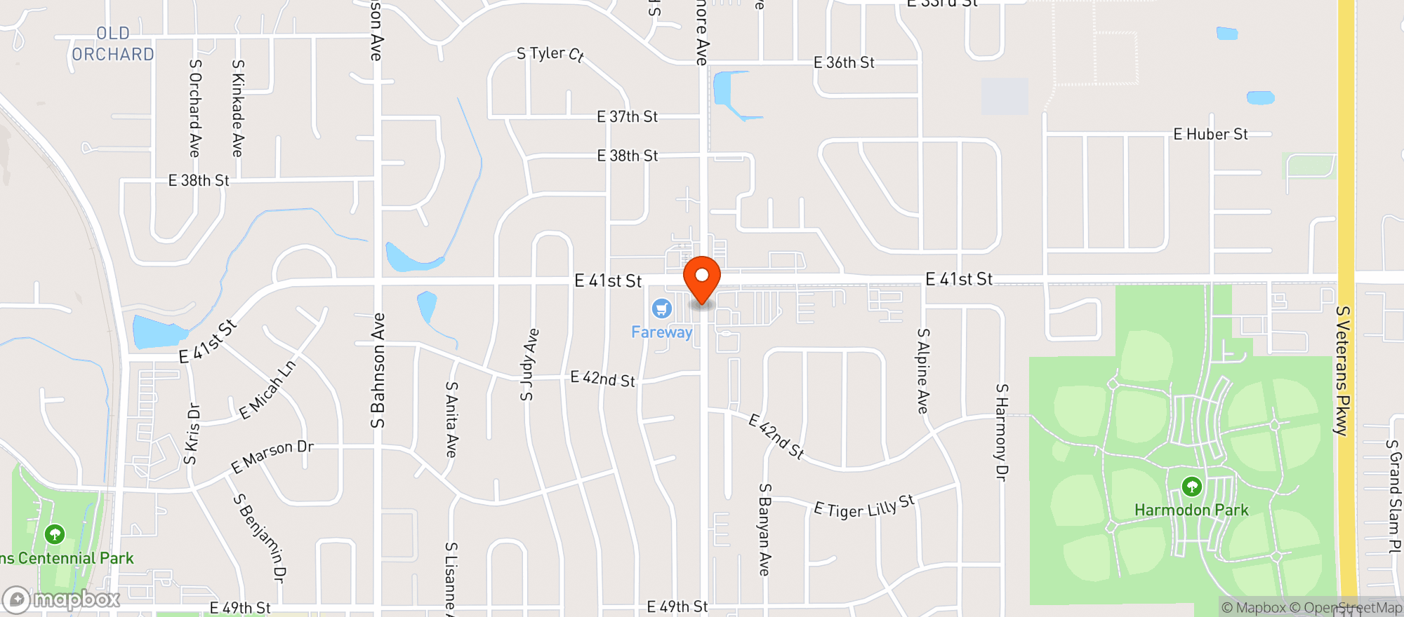 Map showing Fareway